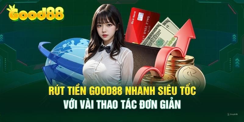 Các bước hướng dẫn rút tiền Good88 cụ thể nhất